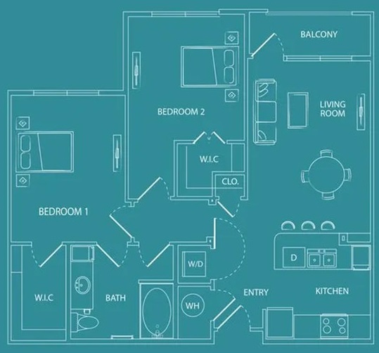 floor plan photo of the park at lakewood in lakewood, co at The  Watson