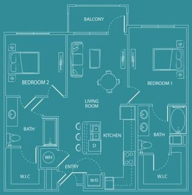 floor plan photo of the park at westchase in westchase, fl at The  Watson