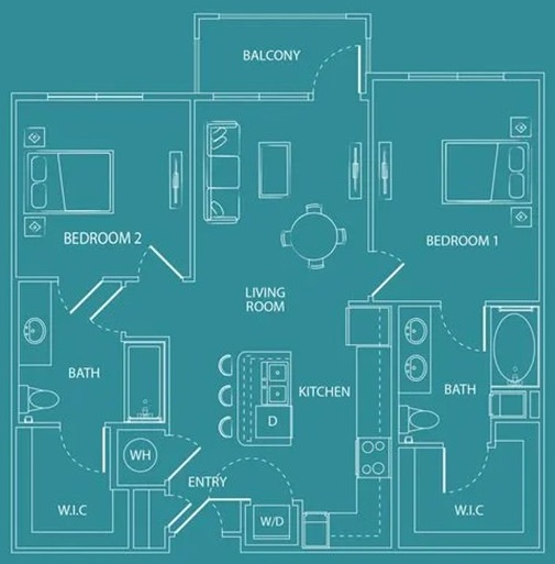 floor plan photo of the park at westchase in westchase, fl at The  Watson