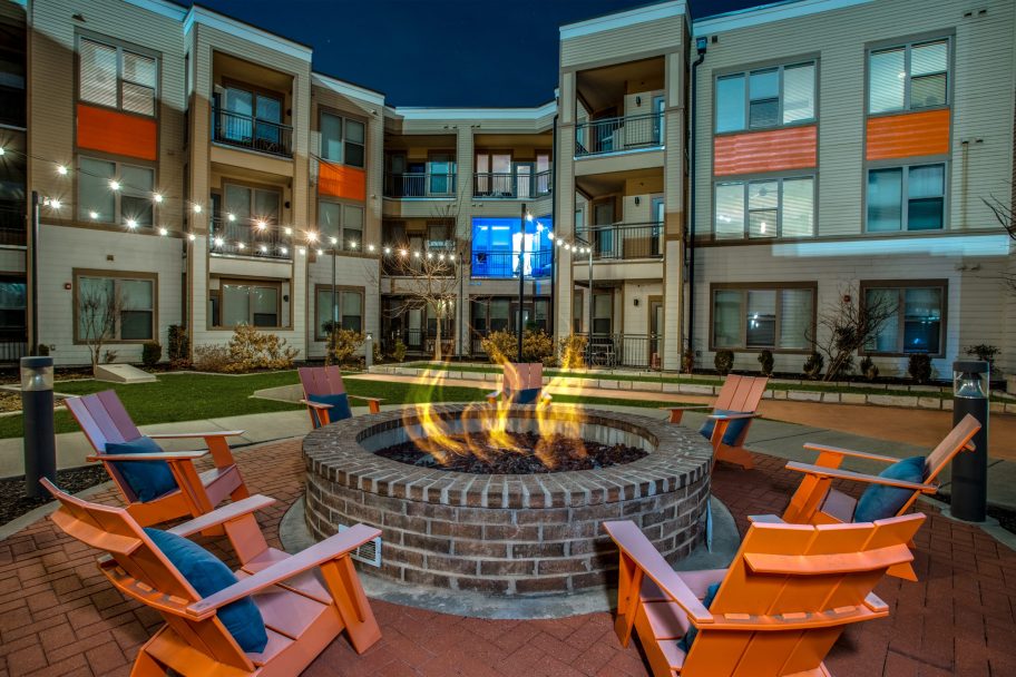 a fire hydrant sitting in the middle of a park